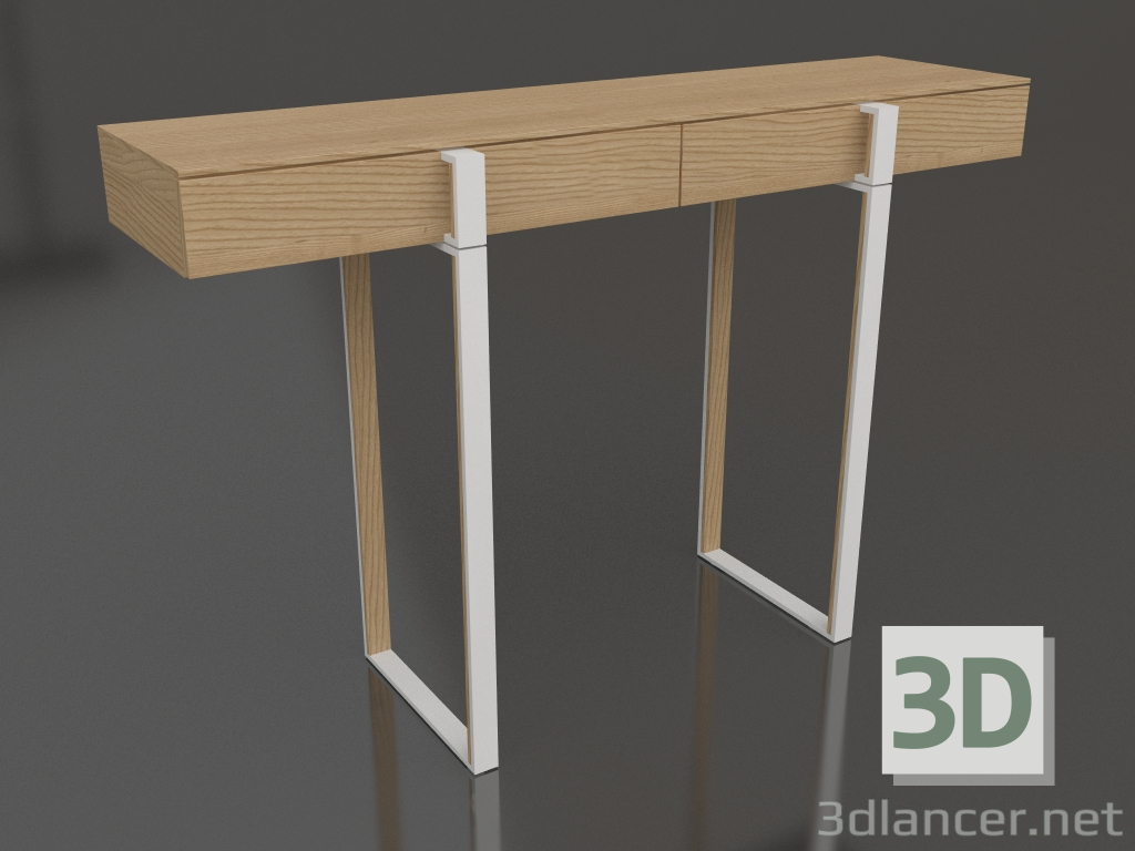3 डी मॉडल कंसोल टेबल (प्रकाश) - पूर्वावलोकन