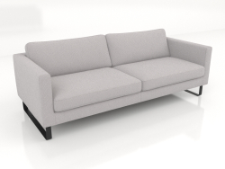 3-seater sofa (metal legs, fabric)