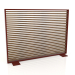3d model Partition made of artificial wood and aluminum 150x110 (Teak, Wine red) - preview