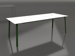 Mesa de jantar 220 (verde garrafa)