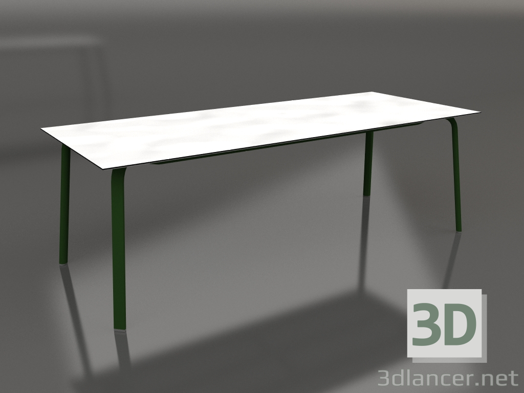 3 डी मॉडल डाइनिंग टेबल 220 (बोतल हरा) - पूर्वावलोकन