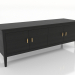 modello 3D Mobile TV 3 1500 mm (nero RAL 9005) - anteprima