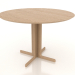 modèle 3D Table à manger 1100 mm (Chêne blanchi) - preview
