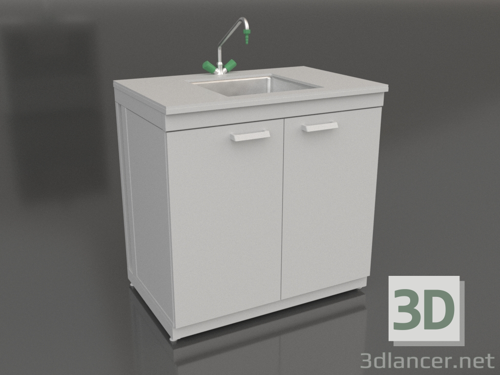 3D modeli Lavabo masası 900 SMS-D sunta - önizleme 3D modeli Lavabo masası 900 SMS-D sunta - önizleme