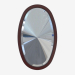 3d model Oval hinged mirror (568x972x25) - preview