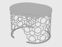 Tavolino MANFRED SMALL TABLE (70x40xH49)