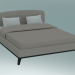 3d модель Ліжко двоспальне Лінкольн – превью