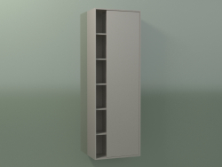 Настенный шкаф с 1 правой дверцей (8CUCECD01, Clay C37, L 48, P 24, H 144 cm)