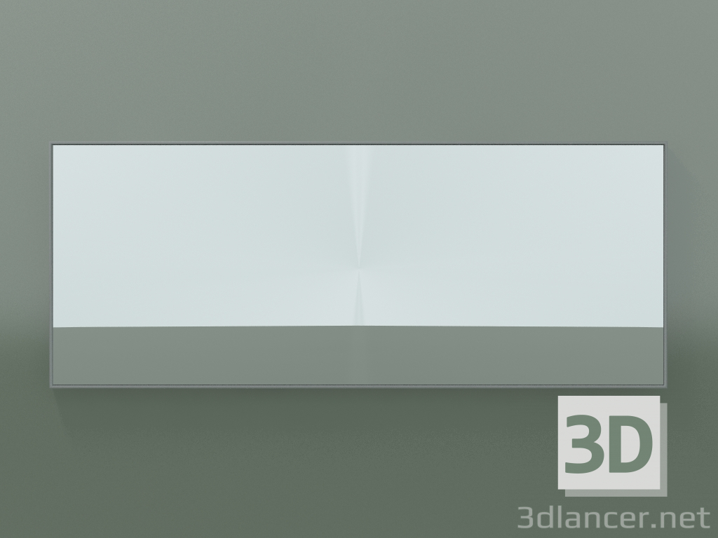 3D modeli Ayna Rettangolo (8ATFB0001, Gümüş Gri C35, H 48, L 120 cm) - önizleme