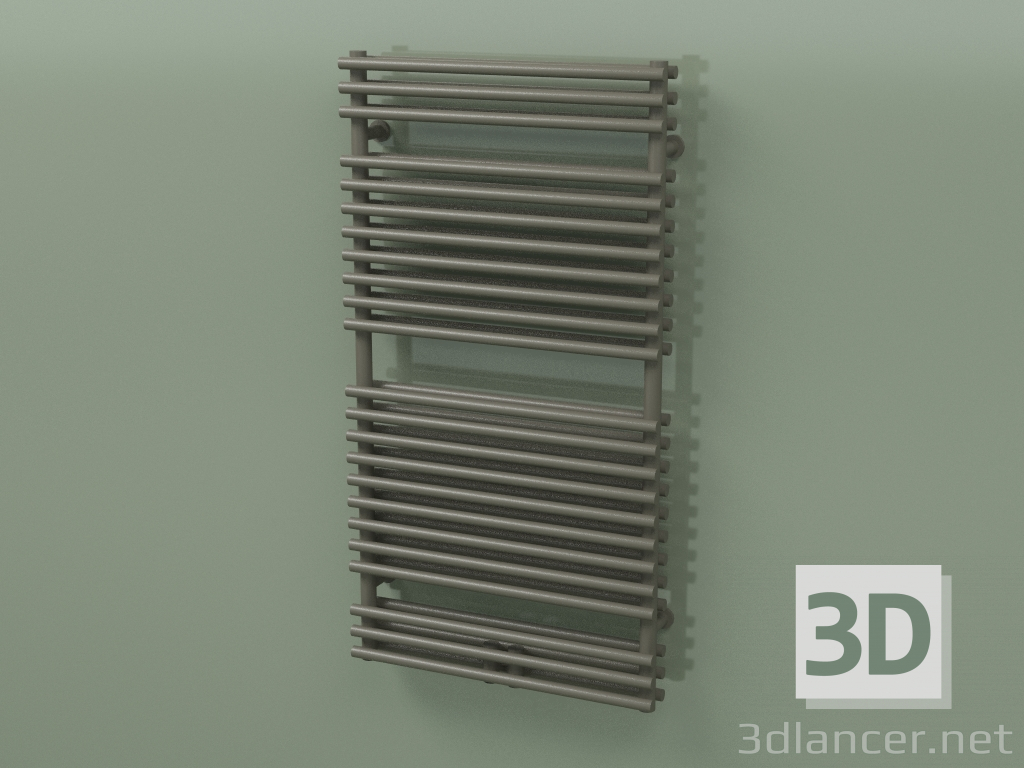 3D modeli Isıtmalı havlu askısı - Apia (1134 x 600, RAL - 7013) - önizleme