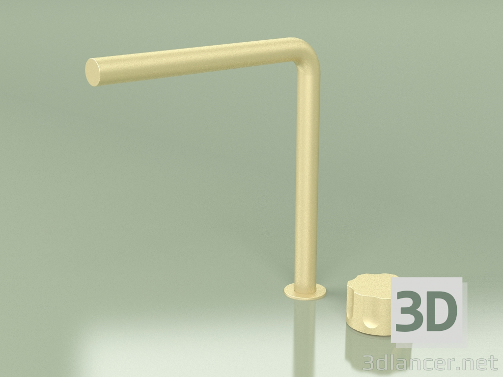 modèle 3D Mélangeur 2 trous avec bec pivotant hauteur 259 mm (17 32 T, OC) - preview