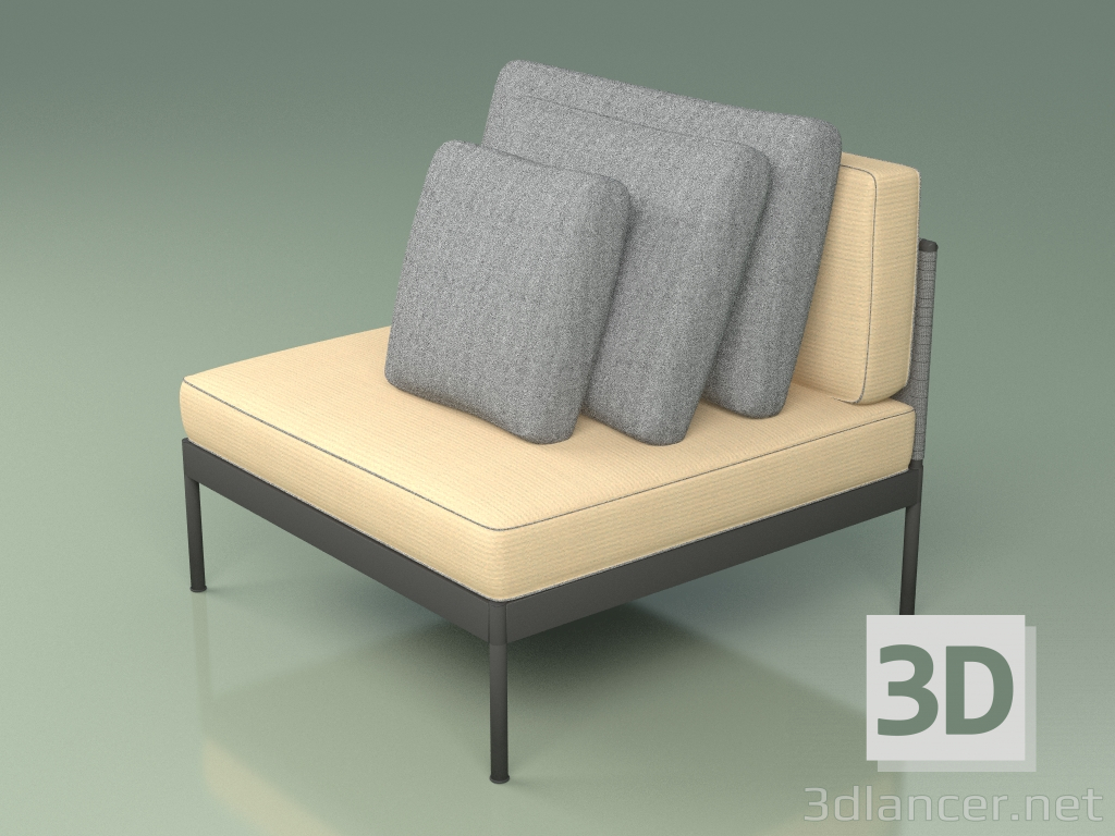 modèle 3D Canapé modulable (350 + 330, option 1) - preview
