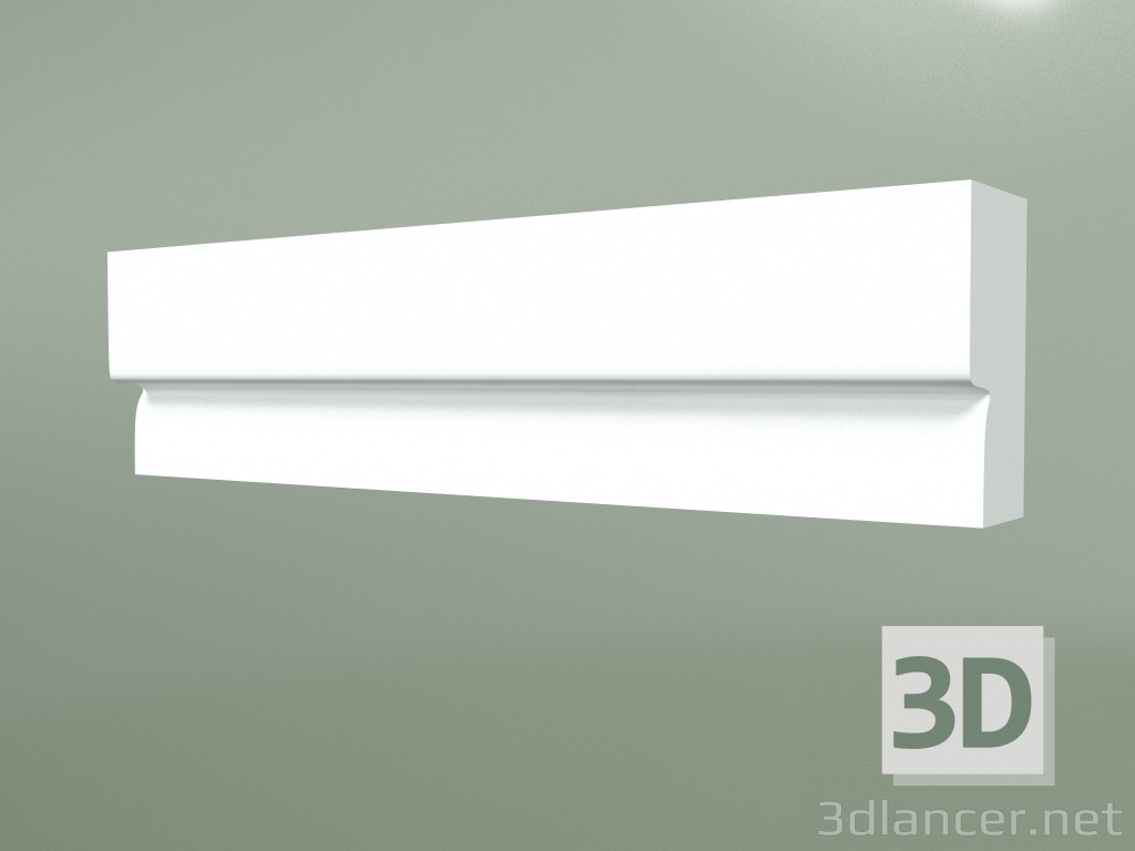 modello 3D Modanatura in gesso MT054 - anteprima