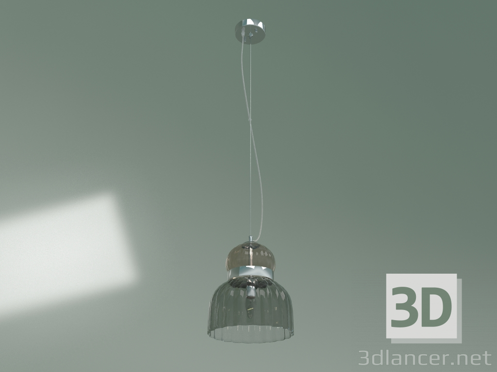modello 3D Lampada a sospensione Africa 50150-1 (cromo) - anteprima