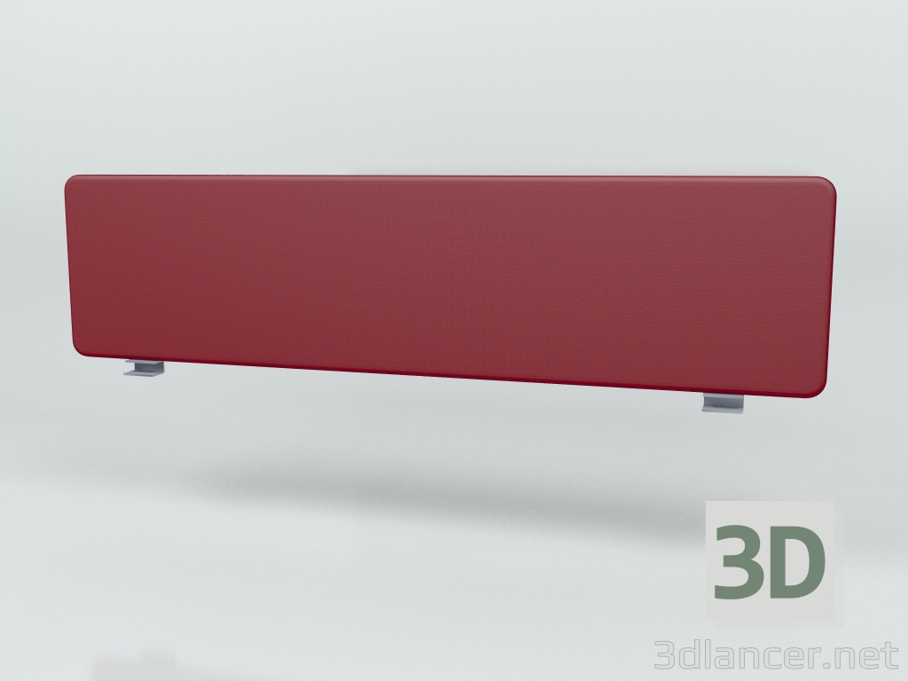 3d модель Акустичний екран Desk Single Sonic ZUS60 (1990x500) – превью