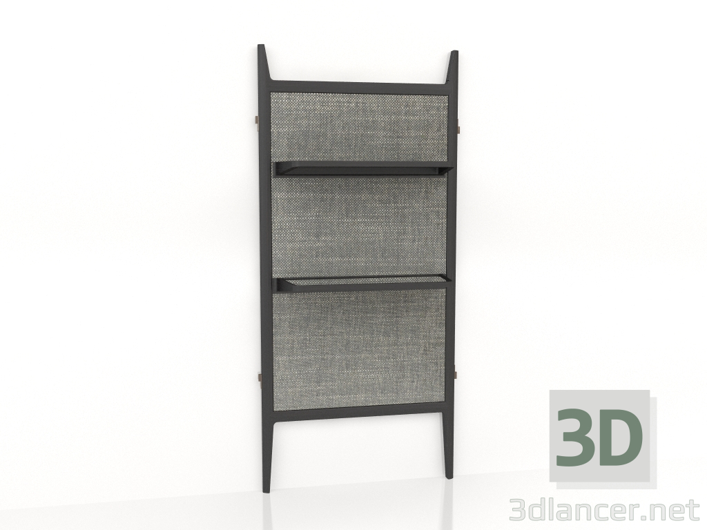 3d model Panel Set high 2 shelves L90 - preview