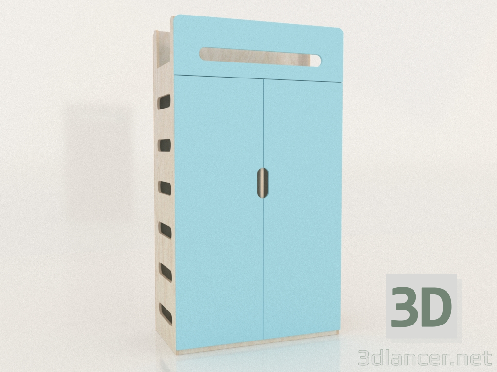 3D Modell Kleiderschrank geschlossen MOVE WE (WBMWE1) - Vorschau