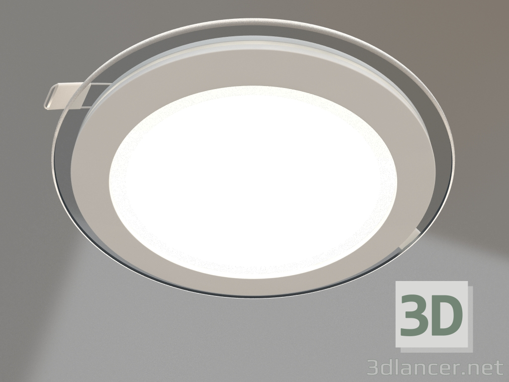 3d model Panel LED LT-R200WH 16W Blanco Cálido 120grados - vista previa