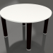 3d model Coffee table D 60 (Black, DEKTON Zenith) - preview