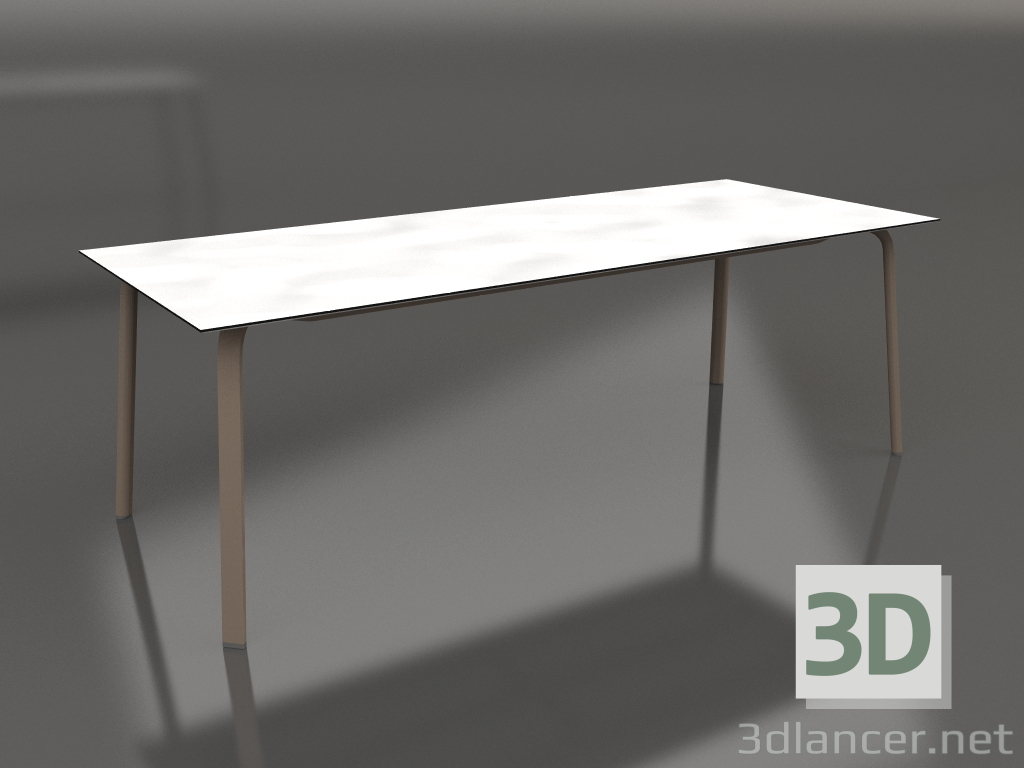 modello 3D Tavolo da pranzo 220 (Bronzo) - anteprima