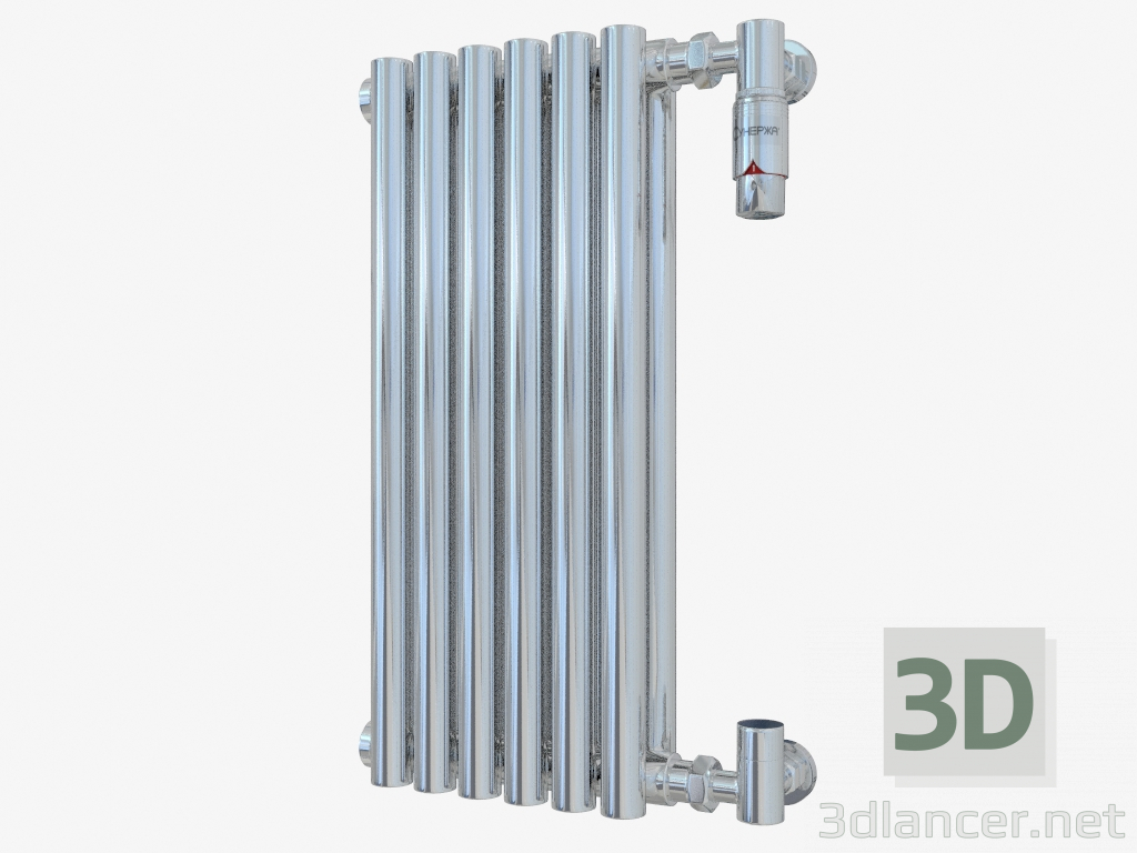 modello 3D Radiatore Estet (500x249; 6 sezioni) - anteprima