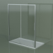 3d model Sliding shower cubicle ZN 170, for a shower tray in a niche - preview