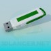 3D modeli USB flash sürücü - önizleme