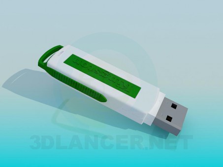 modelo 3D Unidad flash USB - escuchar modelo 3D Unidad flash USB - escuchar