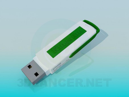 modelo 3D Unidad flash USB - escuchar modelo 3D Unidad flash USB - escuchar
