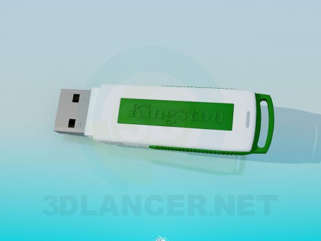modelo 3D Unidad flash USB - escuchar modelo 3D Unidad flash USB - escuchar