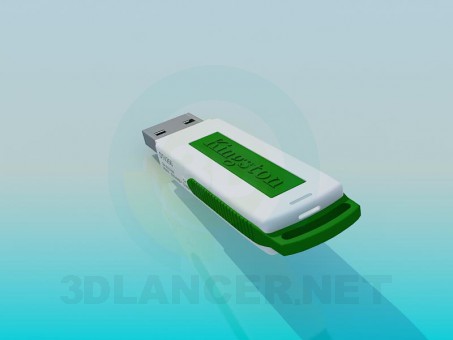 modelo 3D Unidad flash USB - escuchar modelo 3D Unidad flash USB - escuchar