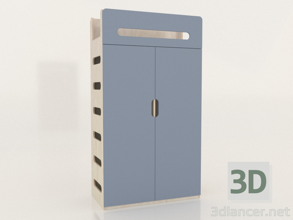 3D Modell Kleiderschrank geschlossen MOVE WE (WAMWE1) - Vorschau