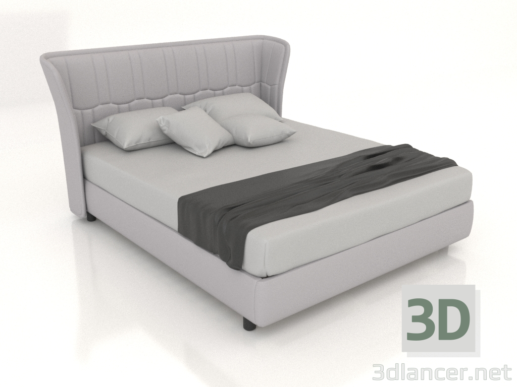3d model Double bed SEDONA 1600 (A2261) - preview