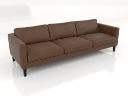 4-seater sofa (leather)