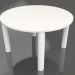 3d model Coffee table D 60 (White, DEKTON Zenith) - preview