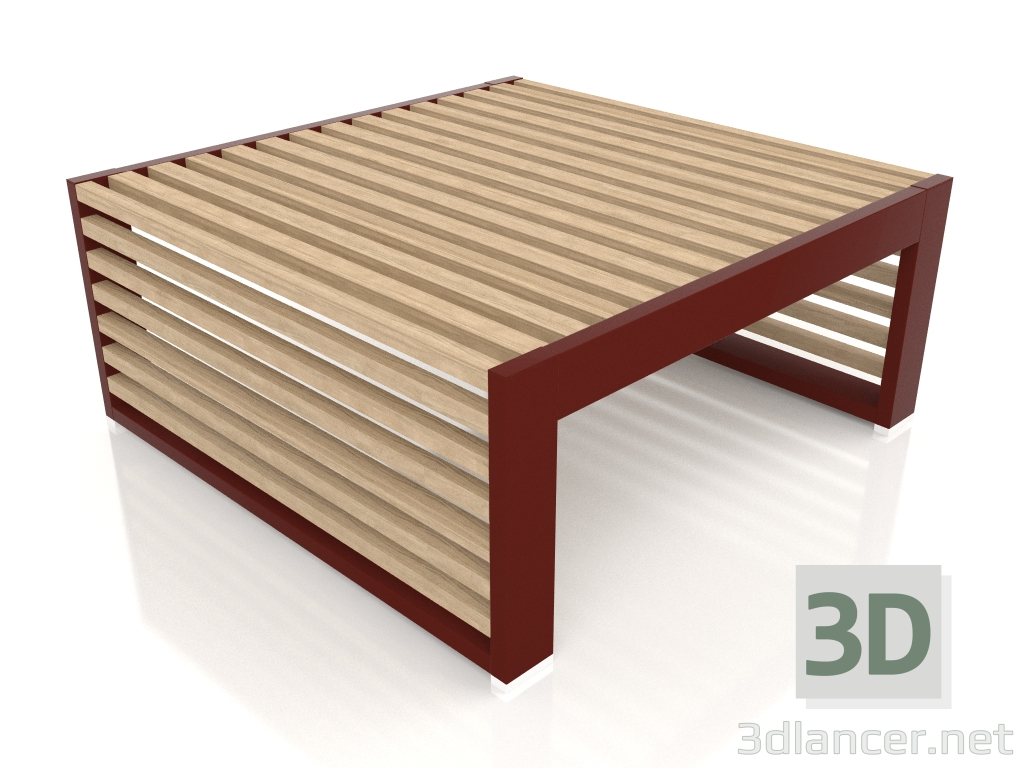 3d model Side table (Wine red) - preview