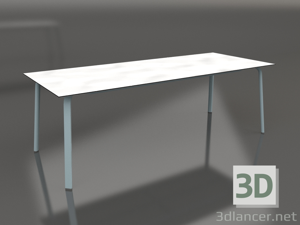 modèle 3D Table à manger 220 (Bleu gris) - preview