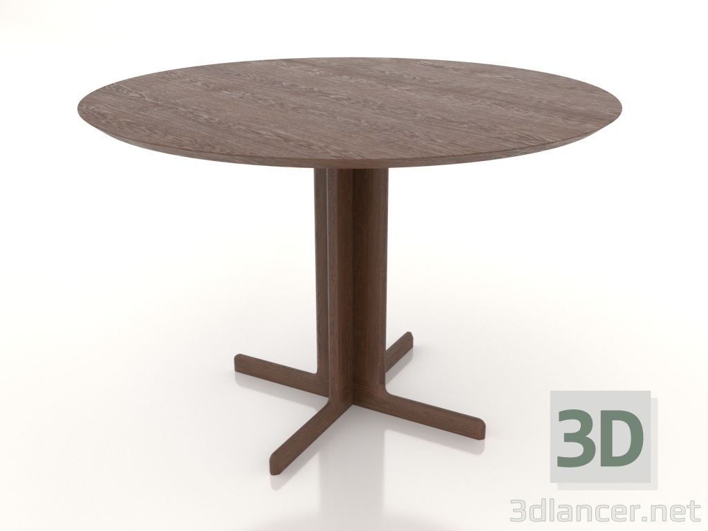 modèle 3D Table à manger 1100 mm (Noyer clair) - preview modèle 3D Table à manger 1100 mm (Noyer clair) - preview