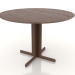 modèle 3D Table à manger 1100 mm (Noyer clair) - preview