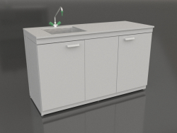 Mesa de pia 1500 SMS-D aglomerado