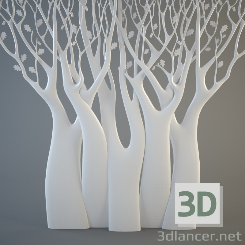 3d модель Панно – превью