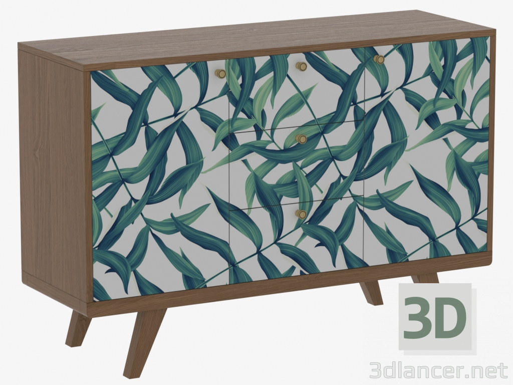 3d model Chest of drawers THIMON (IDC007001003) - preview