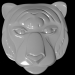 Máscara de un joven león 3D modelo Compro - render