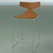 3d model Stackable bar stool 3703 (Teak effect, CRO) - preview