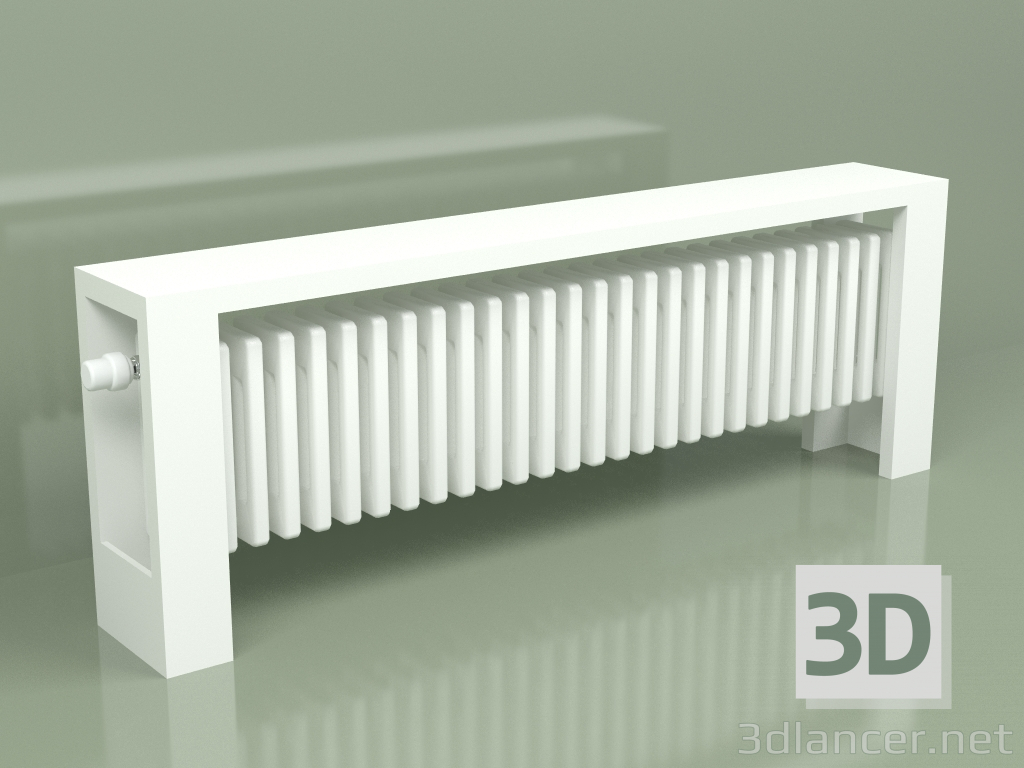 modèle 3D Radiateur Delta Column Bench V (H300 L1400 B139, RAL - 9016) - preview