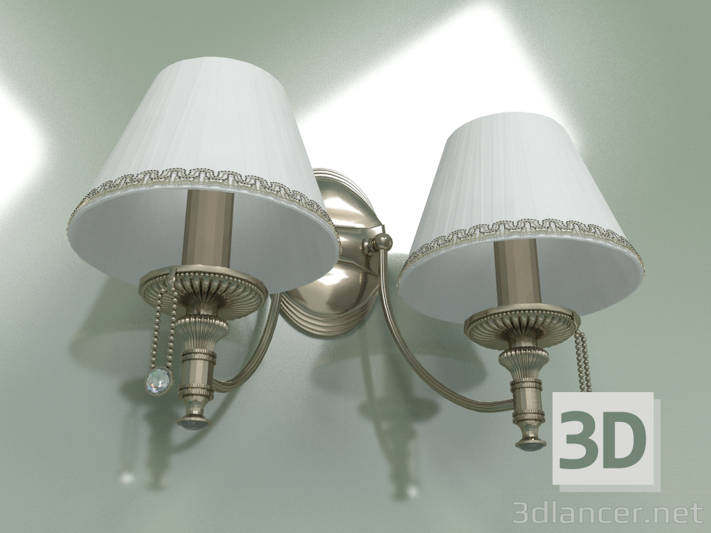 modello 3D Lampada da parete NICO ABAZUR NIC-K-2 (PA) - anteprima