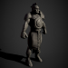 modello 3D di guerriero comprare - rendering