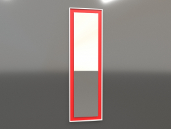 Mirror ZL 18 (450x1500, white, luminous orange)