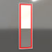modello 3D Specchio ZL 18 (450x1500, bianco, arancio luminoso) - anteprima