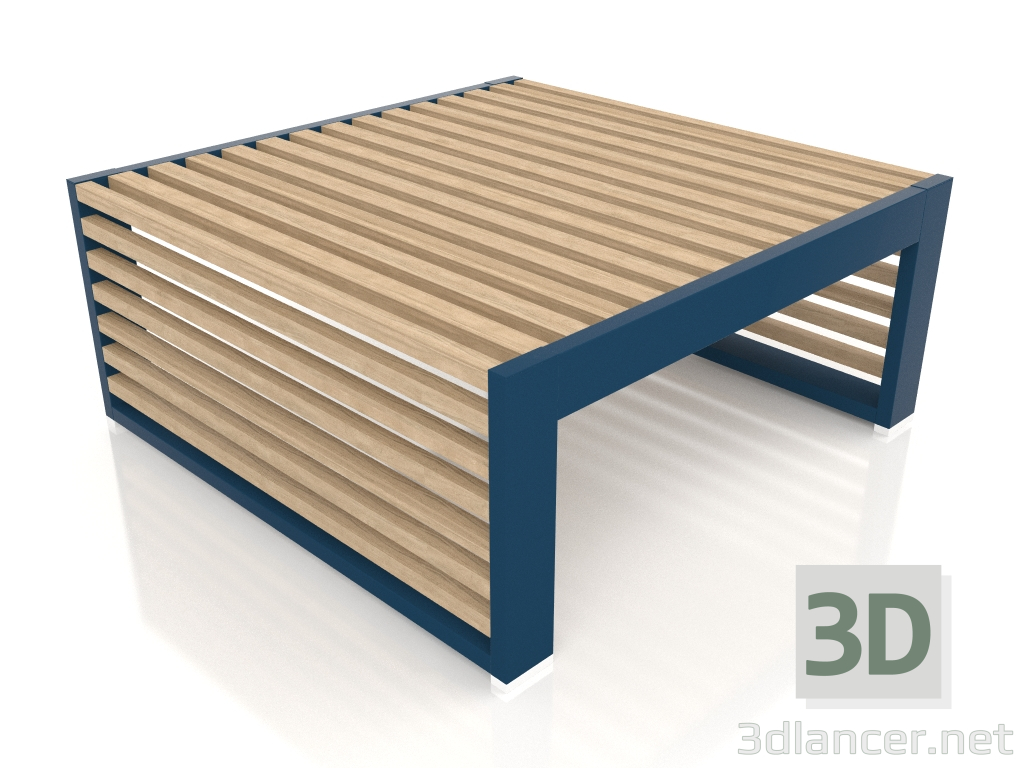 3 डी मॉडल साइड टेबल (ग्रे नीला) - पूर्वावलोकन
